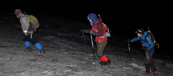 夜登哈巴雪山 夜登哈巴雪山