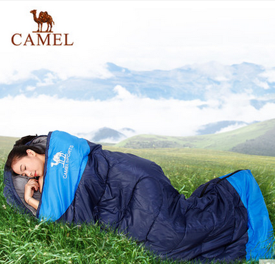 骆驼户外睡袋 野营户外1.6kg加厚成人睡袋 超轻保暖睡袋